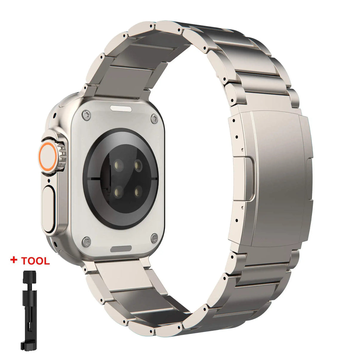 Titanium Metal Strap for Apple Watch Ultra 3/2/1 49mm – Series 11/10/9/8/7/6/SE/5/4 46/45/44/42/41/40/38mm