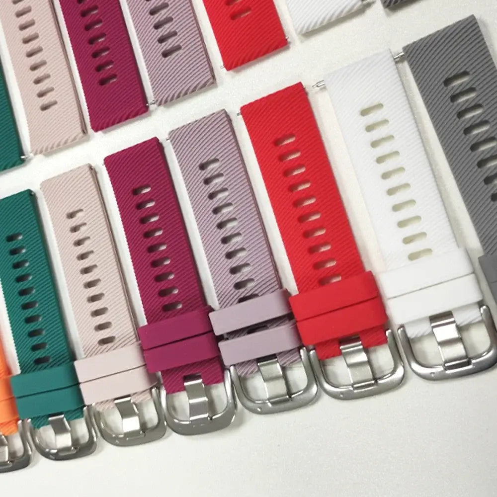 Amazfit Balance, GTR, GTS & Bip Twill-Texture Silicone Band, 32 Colors