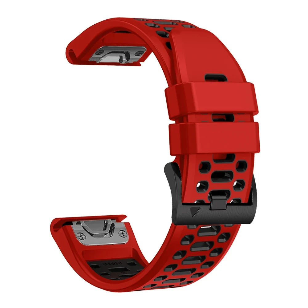 Garmin QuickFit 22/26mm Breathable Two-Tone Silicone Band