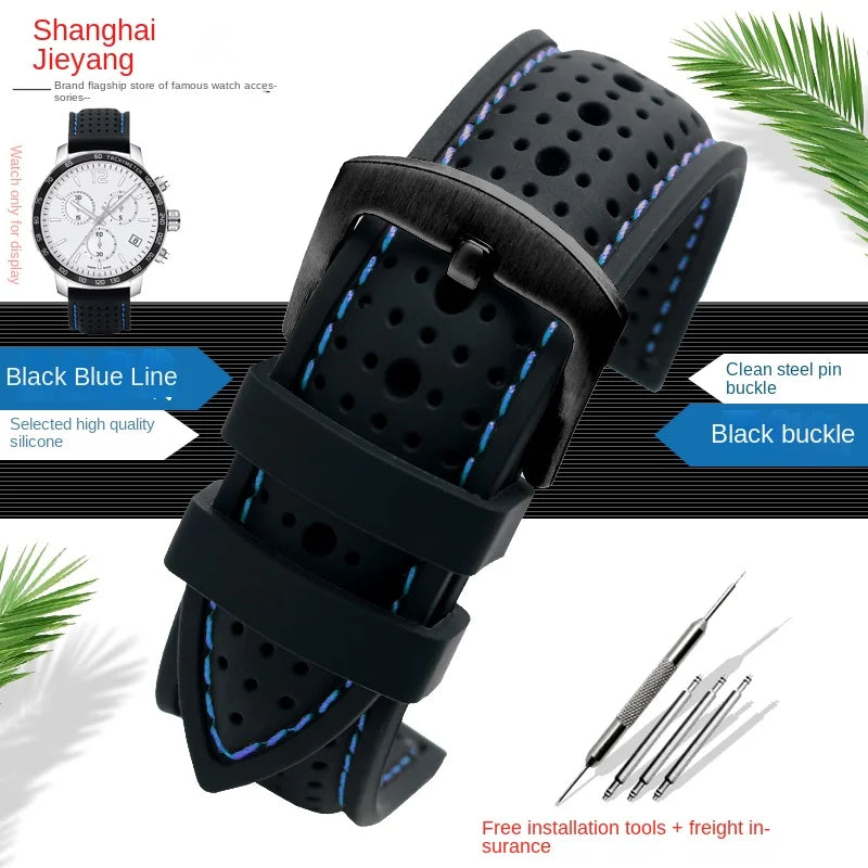 Polar Vantage, Grit X & Ignite Stitched Perforated Silicone Band