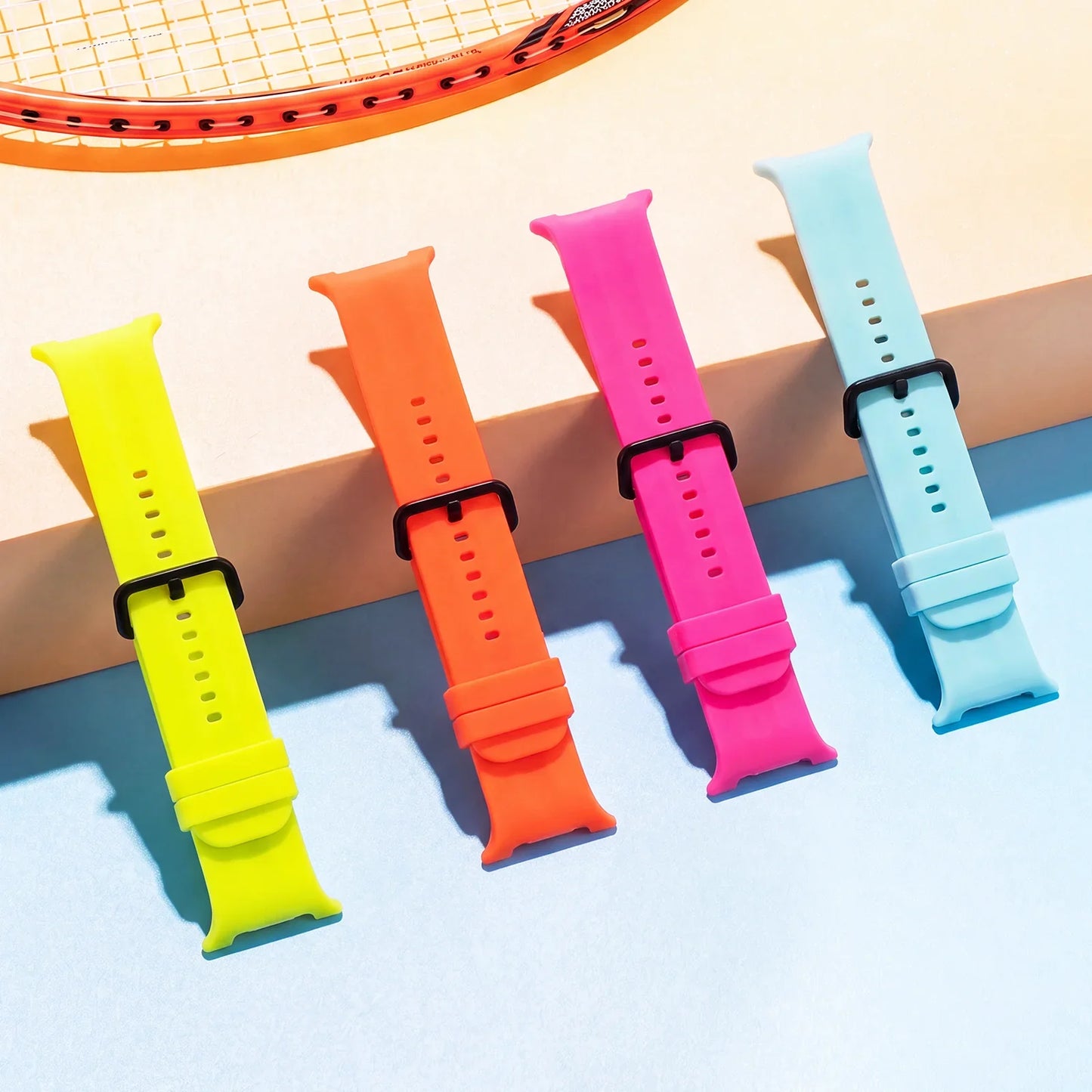 Samsung Galaxy Luminous Silicone Watch Band - Watch8/Watch8 Classic/Watch9 Neon Glow Strap