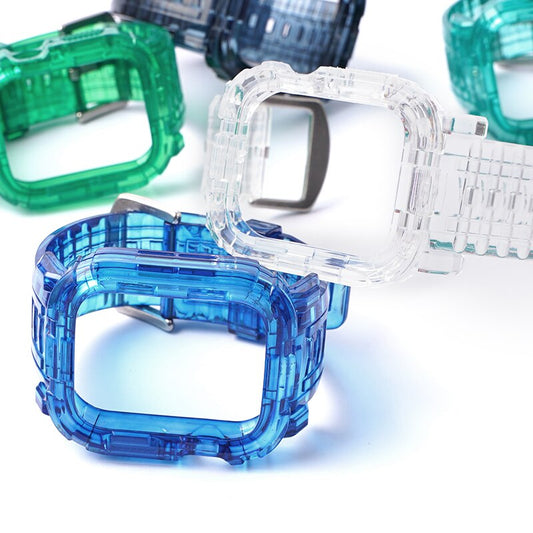 Apple Watch Silicon Band+Case - Stylish Protection for Your Device