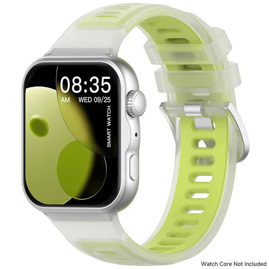 Translucent Jelly Silicone Band for Huawei Watch Fit 5 / Fit 5 Pro / Fit 4 / Fit 4 Pro / Fit 3