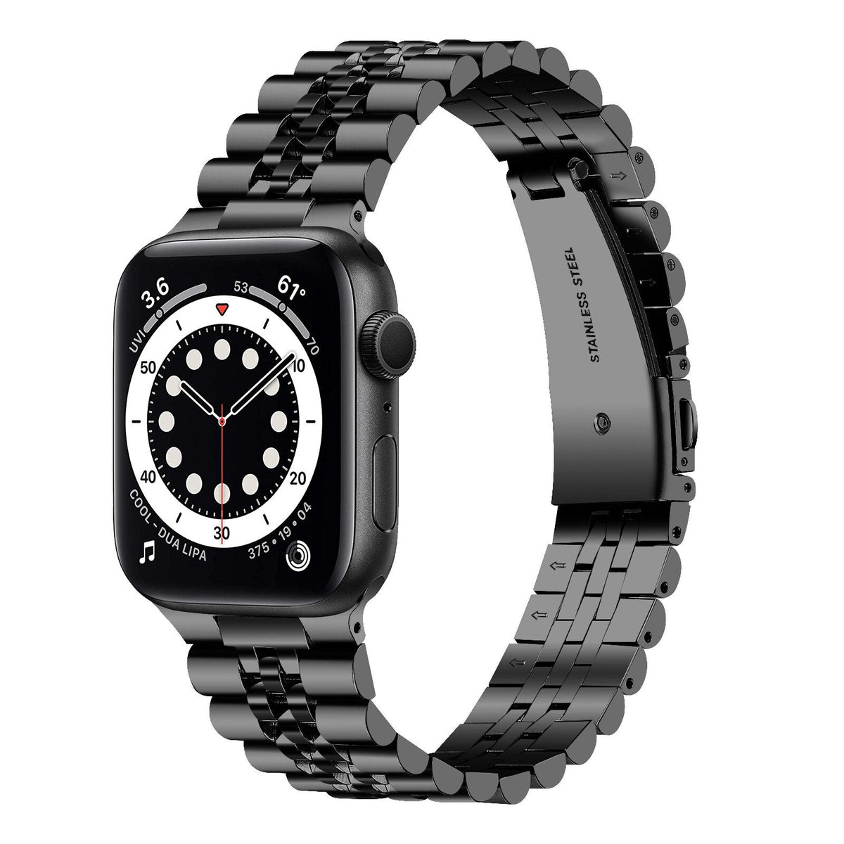 Slim Stainless Steel Apple Watch Band Series 11/10/9/8/7/6/5/4/ SE / Ultra 1/2/3