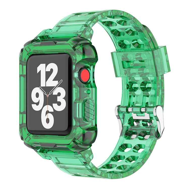 Silicone Apple Watch Band+Case Series 9/8/7/6/5/4/SE