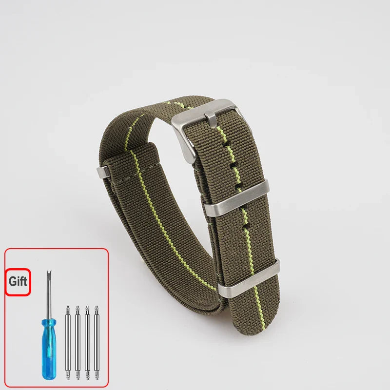 COROS Elastic Nylon Watch Band - Washable Waterproof Strap For Outdoors