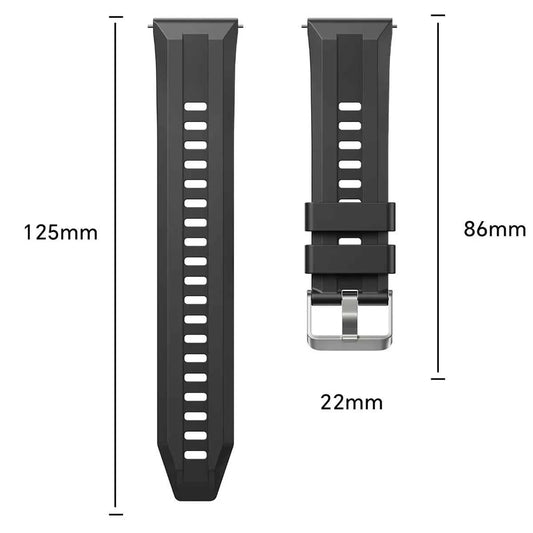22mm Silicone Sport Band for Huawei Watch GT6 Pro / GT5 / GT4 & CMF Watch Pro