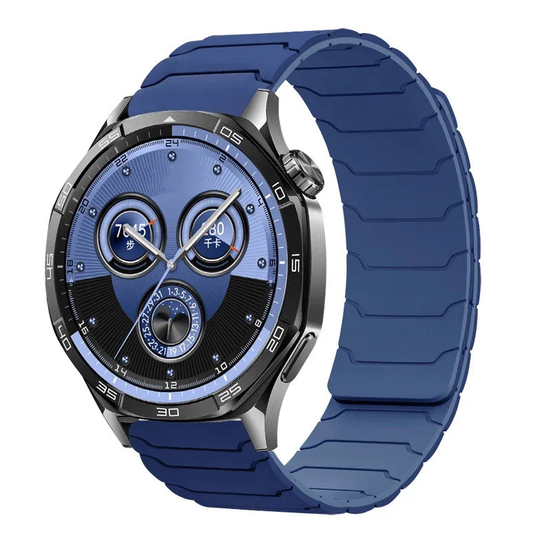 20MM / 22MM Magnetic Silicone Sport Band – Samsung Galaxy Watch 7/6/5/4 & Huawei Watch GT5/GT4/GT3