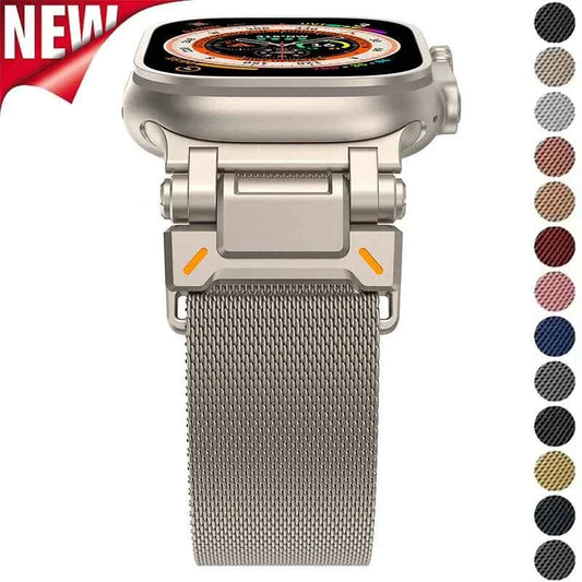 Milanese Loop Magnetic Band for Apple Watch Series 11/10/9/8/7/6/5/4/SE & Ultra 1/2/3