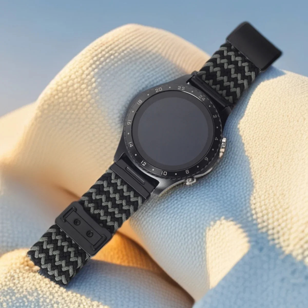 Garmin 18/20/22mm Quick Release Braided Nylon Magnetic Band