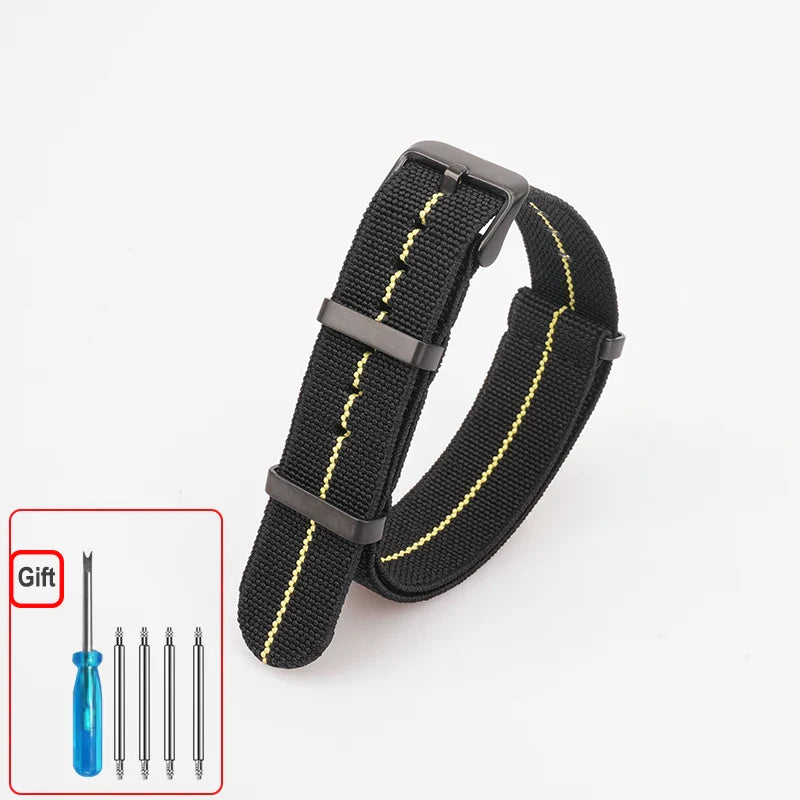 COROS Elastic Nylon Watch Band - Washable Waterproof Strap For Outdoors