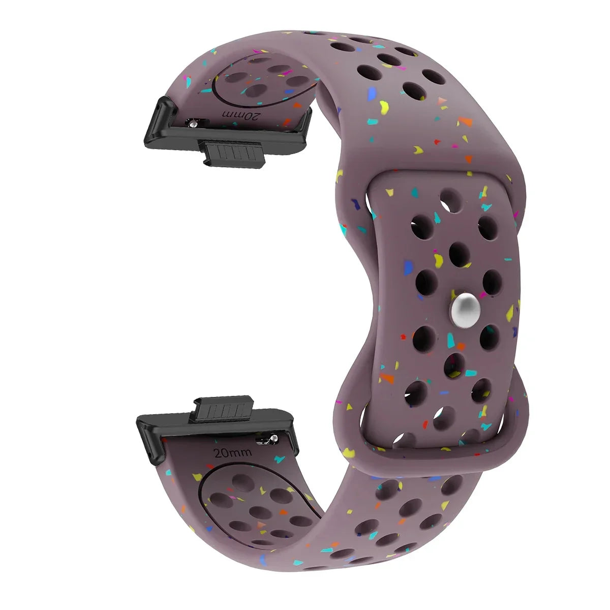 Sport Silicone Watch Band for Huawei Watch Fit 3 / Fit 2 / Fit 1 – Stamp Pattern