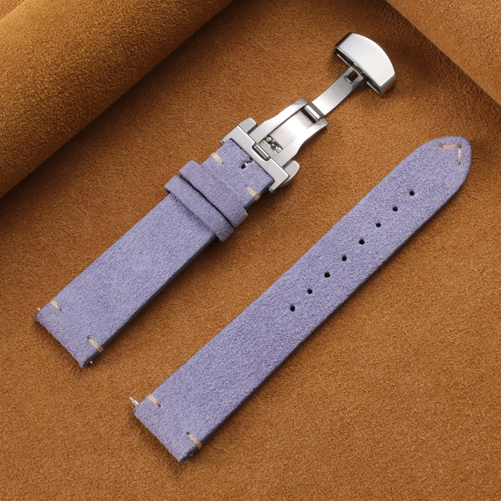 Huawei Watch & Watch GT Vintage Suede Band with Butterfly Clasp