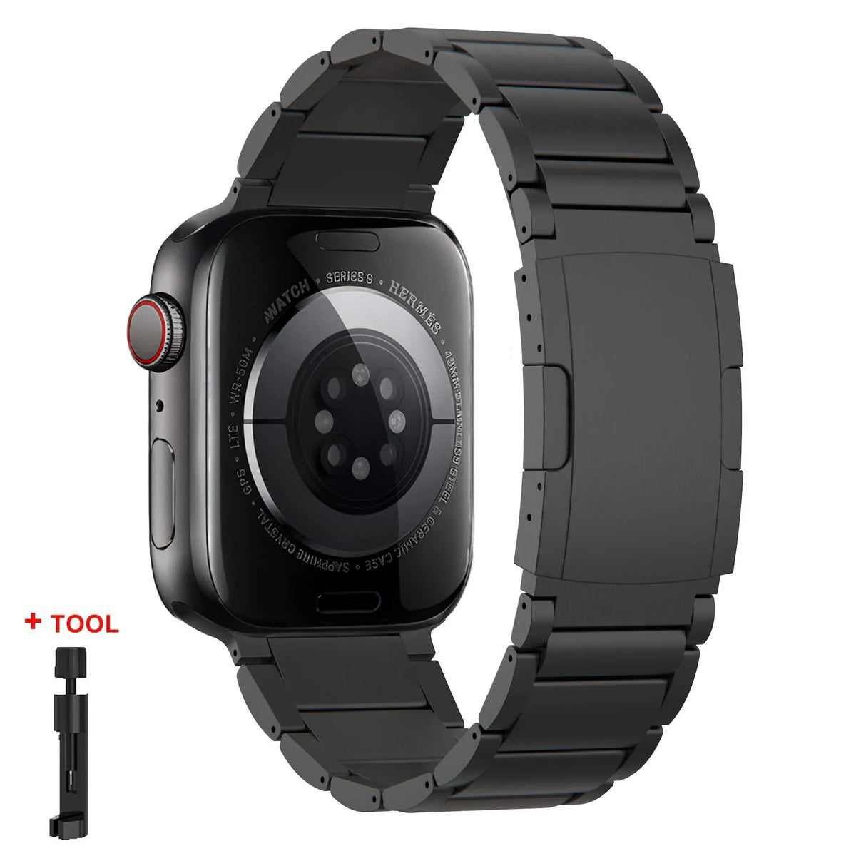 Titanium Metal Strap for Apple Watch Ultra 3/2/1 49mm – Series 11/10/9/8/7/6/SE/5/4 46/45/44/42/41/40/38mm