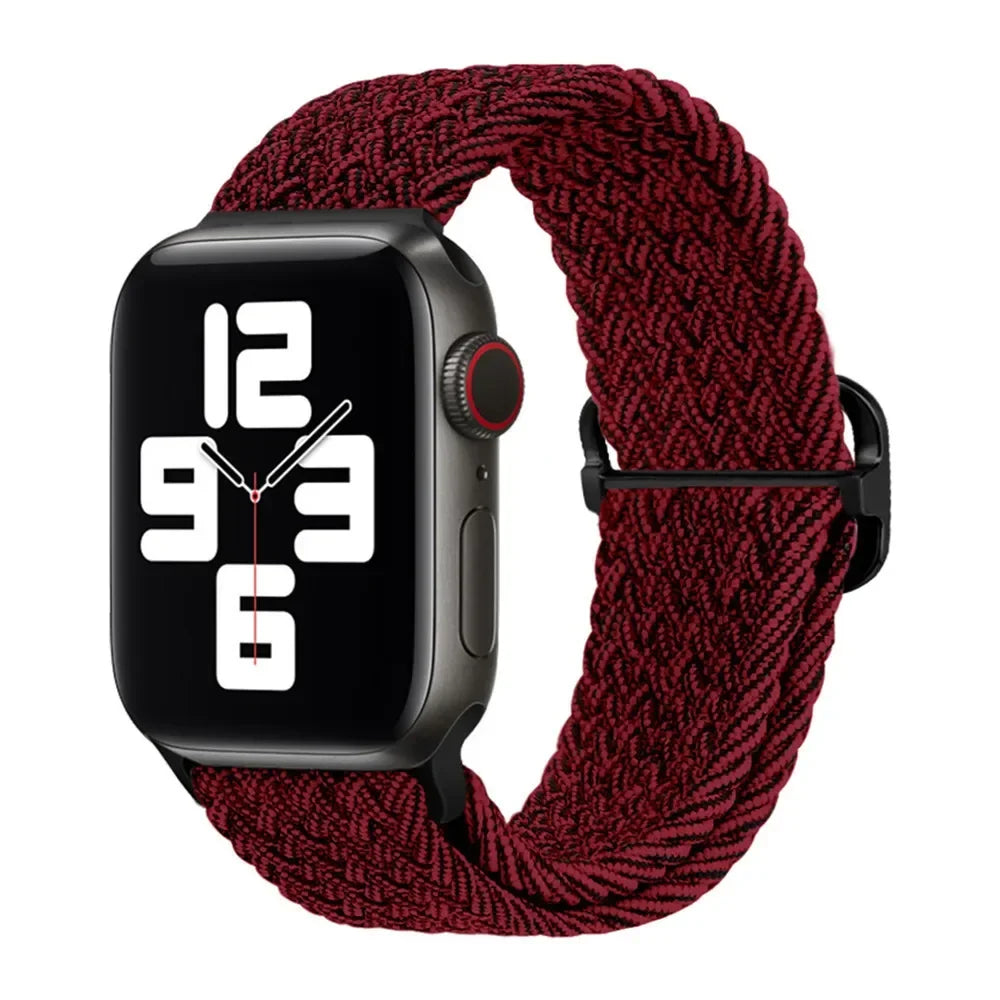 Braided Nylon Solo Loop for Apple Watch Series 1-12, SE & Ultra 1/2/3/4