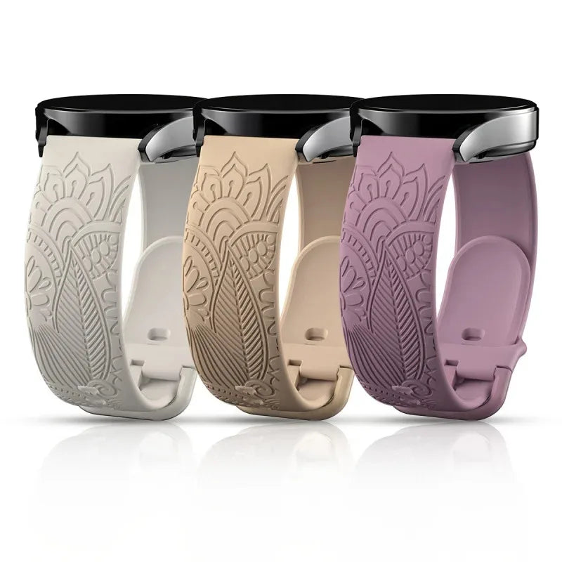 Motorola Moto Watch Engraved Mandala Silicone Band