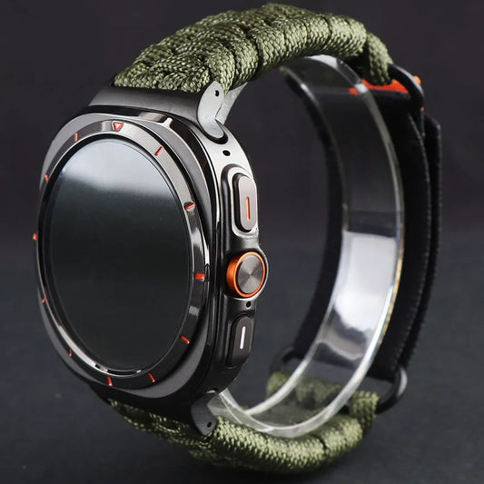 Samsung Galaxy Nylon Umbrella Rope Watch Band For Watch8/Watch8 Classic/Watch9/Ultra/Ultra2