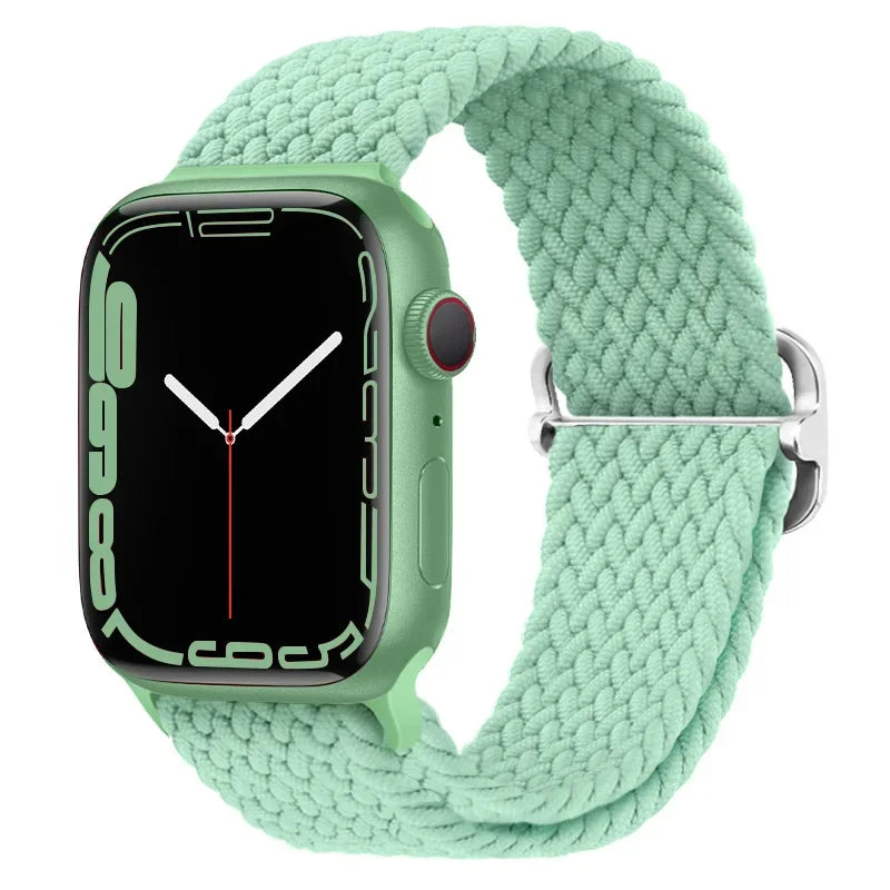 Braided Nylon Solo Loop for Apple Watch Series 1-12, SE & Ultra 1/2/3/4