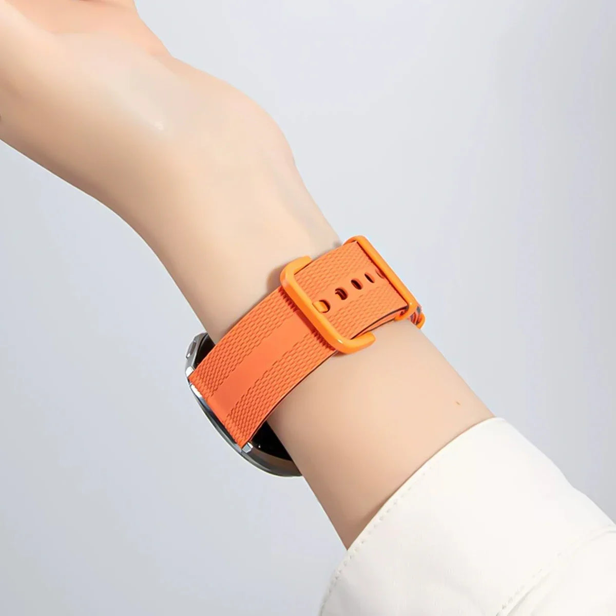 Line Silicone Sport Band for Samsung Galaxy Watch 7 6 5 4 & Huawei Watch GT6 GT5 GT4 | 18mm 20mm 22mm Universal Strap