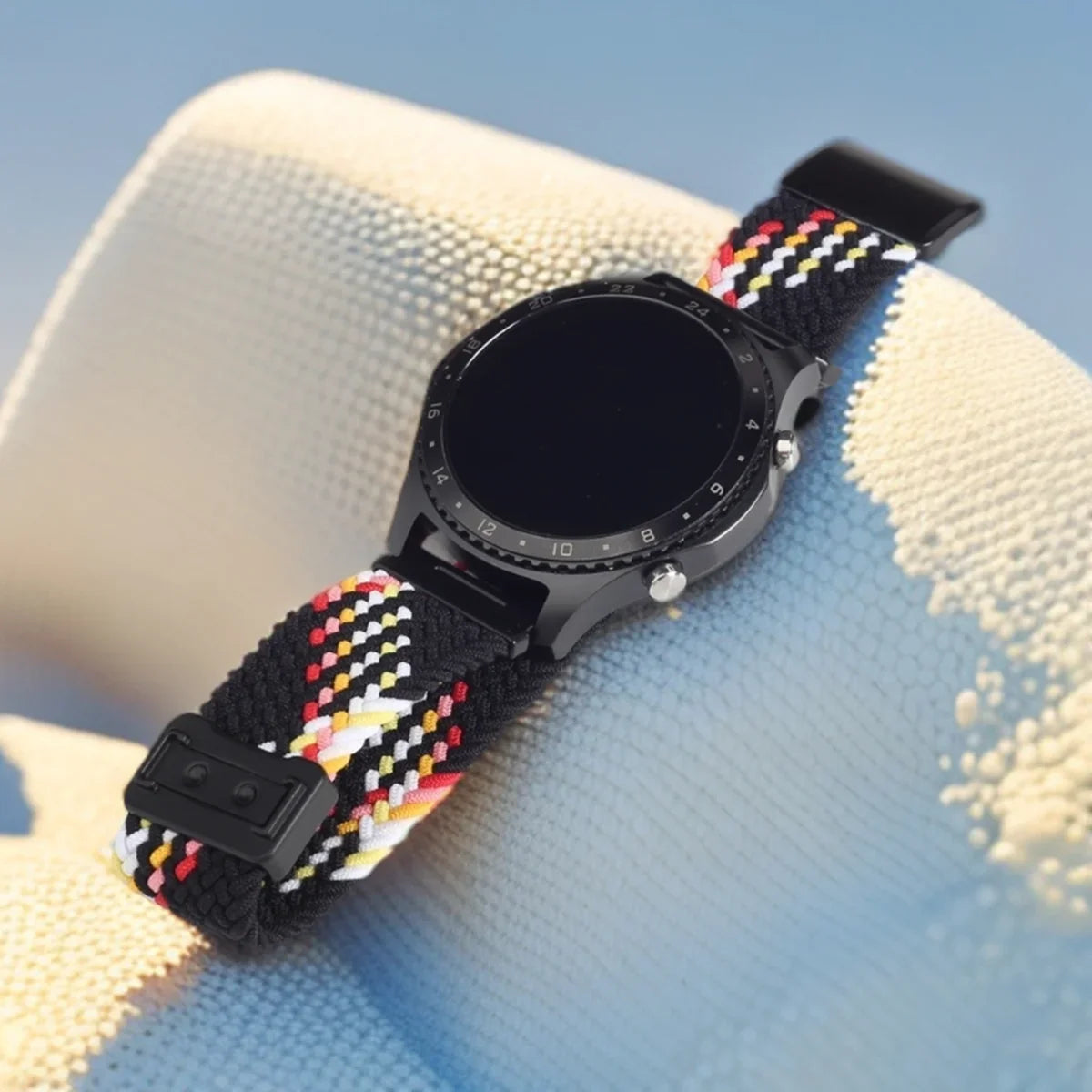 Garmin 18/20/22mm Quick Release Braided Nylon Magnetic Band