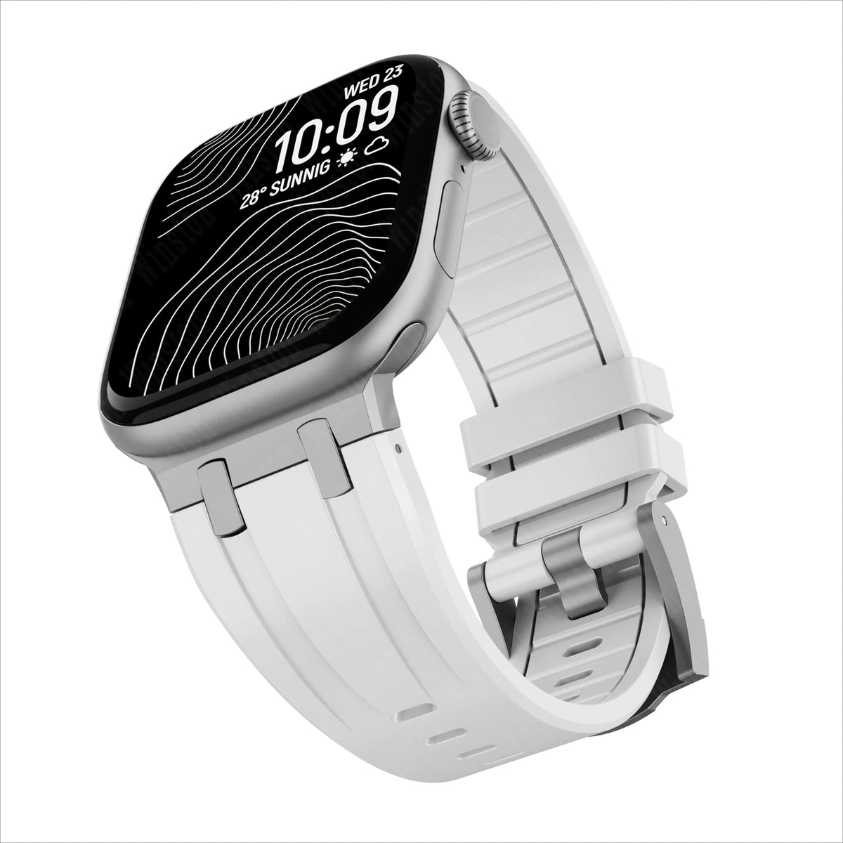 Liquid Silicone Apple Watch Band – Rubber Sport Strap | Series 11/10/9/8/7/6/SE & Ultra 1/2/3 | 42–49mm