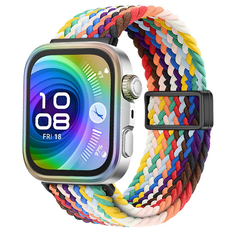 Magnetic Nylon Woven Band for Huawei Watch Fit 4 Pro / Fit 4 / Fit 3