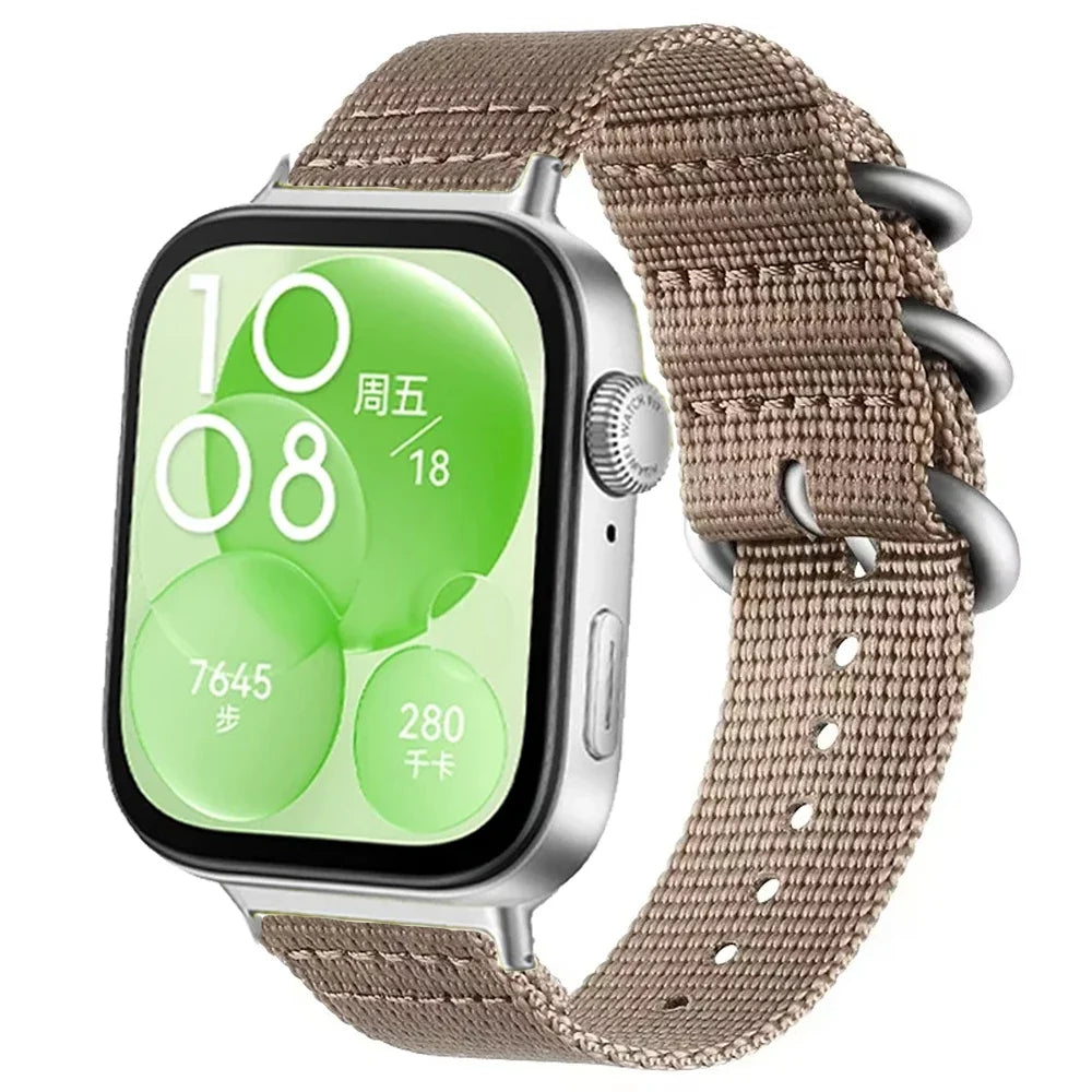 Nylon Fabric Sport Band for Huawei Watch Fit 3 / Fit 2 / Fit 1