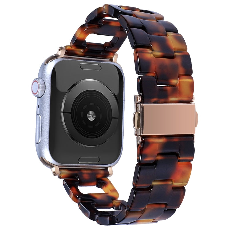 Resin Strap For Apple Watch Band/Strap Series 11/10/9/8/7/6/5/4/ SE / Ultra 1/2/3
