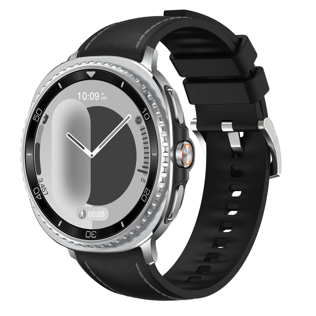 Samsung Galaxy Silicone Leather Watch Band - Watch8/Watch8 Classic/Watch9