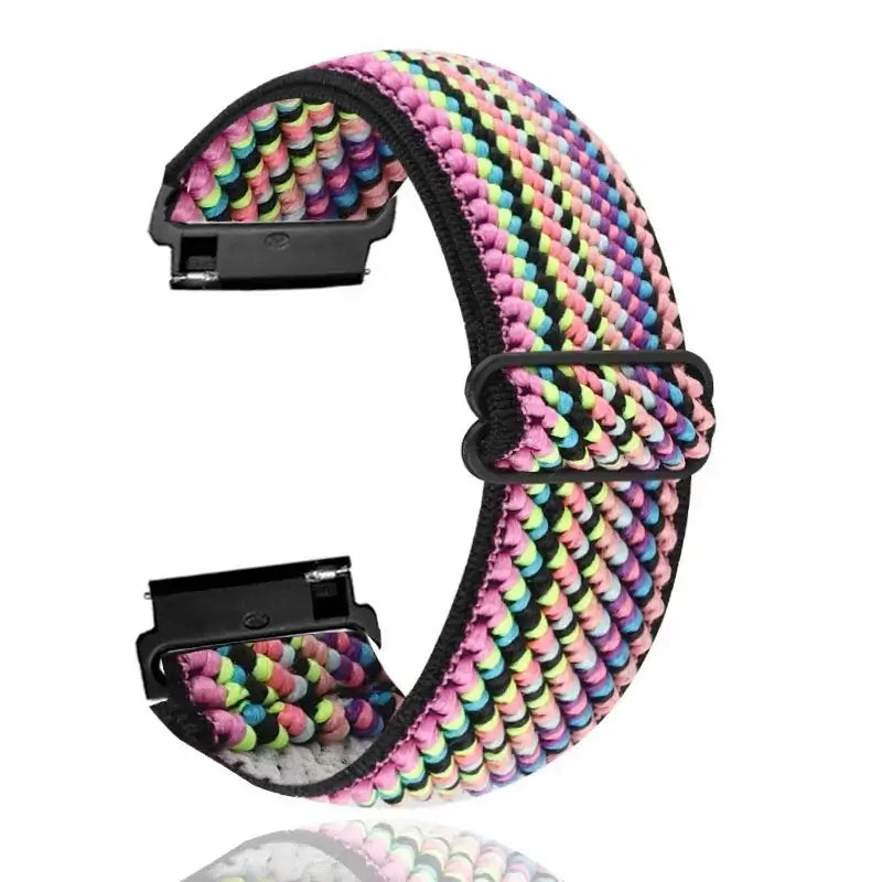 Amazfit Balance, GTR, GTS & Bip Patterned Stretch Nylon Band, Slider