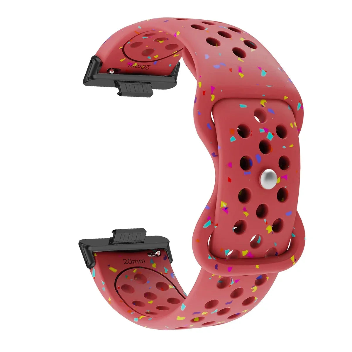 Sport Silicone Watch Band for Huawei Watch Fit 3 / Fit 2 / Fit 1 – Stamp Pattern