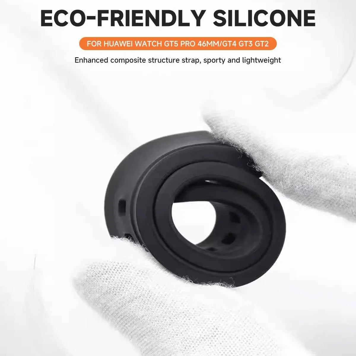 22mm Silicone Band for Huawei Watch GT6 Pro / GT5 / GT4 46mm