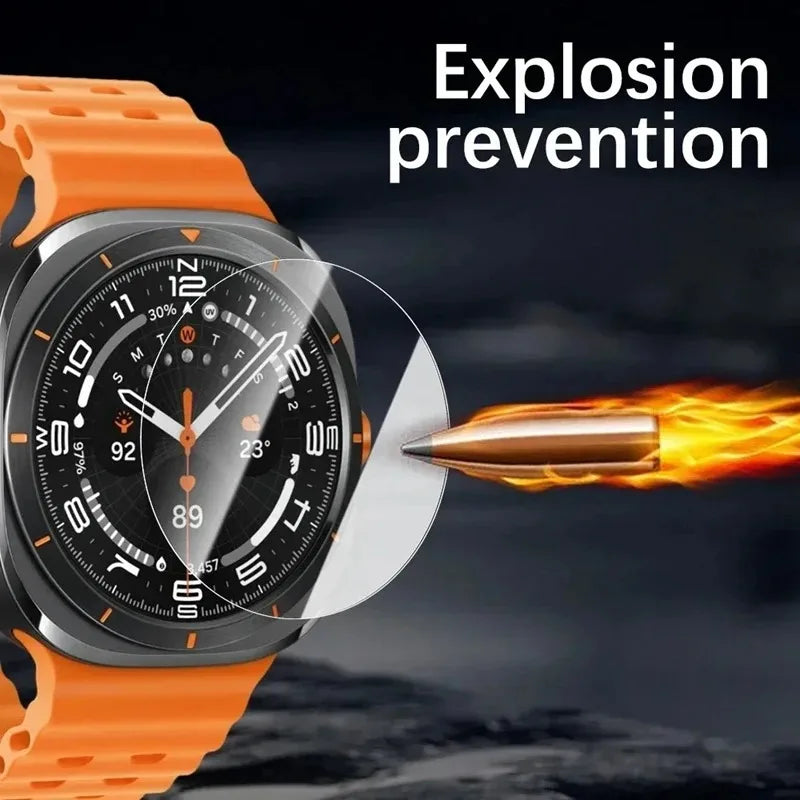 Tempered Glass Screen Protector for Samsung Galaxy Watch 8, 7, 6, 5, 4 & Ultra 47mm