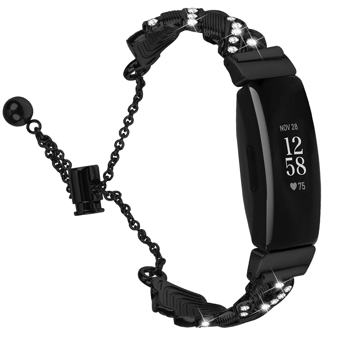 Fitbit Inspire 2, Inspire HR & Ace 3 Sparkling Chain Bracelet Band