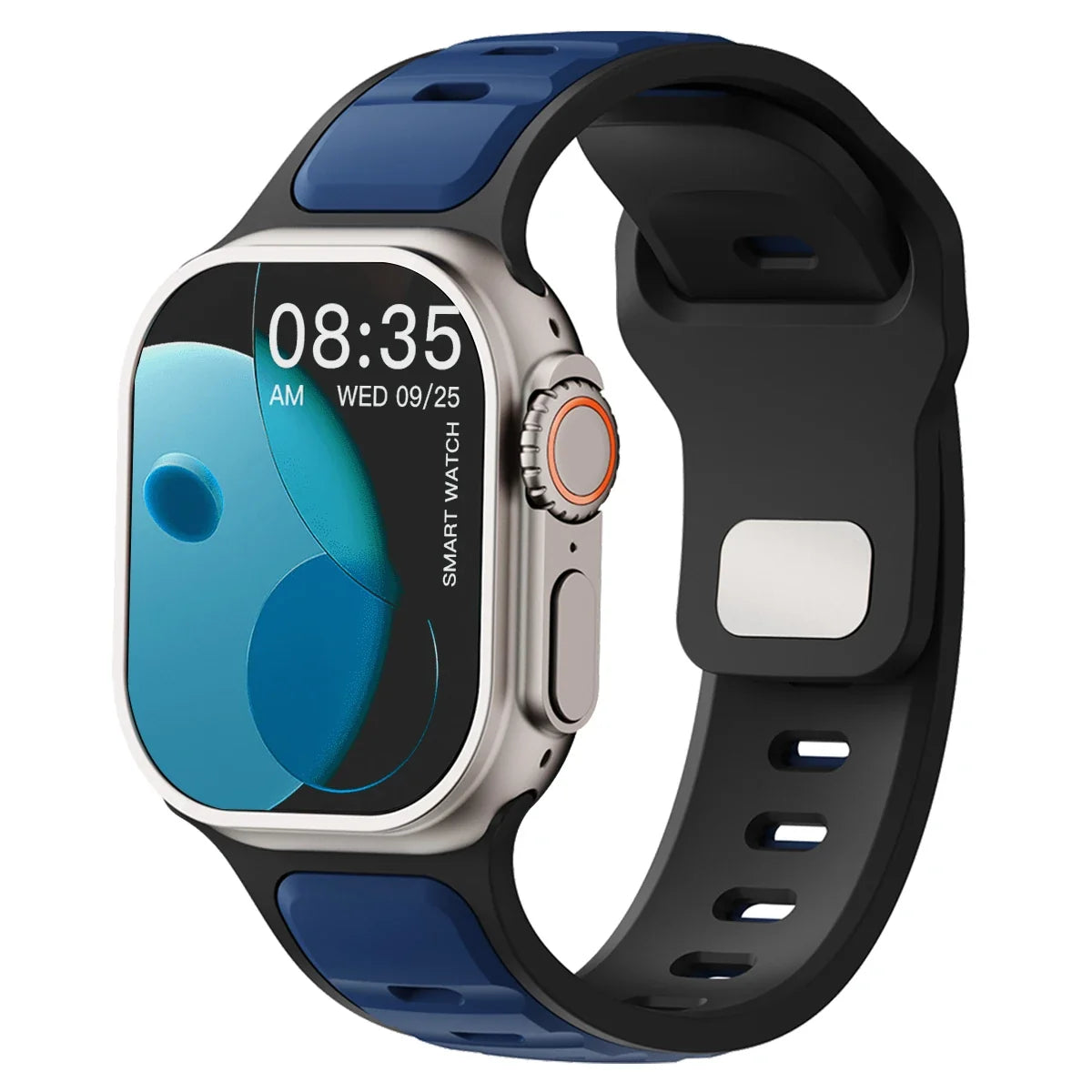 Sport Silicone Apple Watch Band – Dual-Tone | Series 11/10/9/8/7/6/SE & Ultra 1/2/3 | 44/45/46/49mm