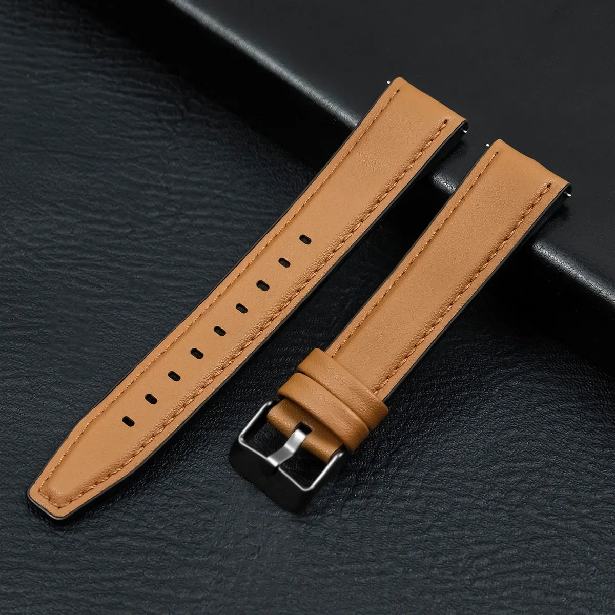 20MM / 22MM Leather Band – Samsung Galaxy Watch 6/5/4, Gear S3 & Huawei GT4 / Amazfit
