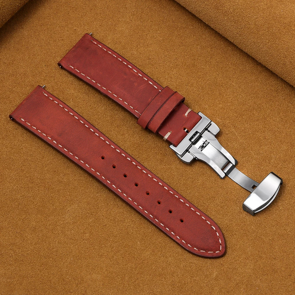 COROS PACE & APEX Calfskin Butterfly Clasp Band