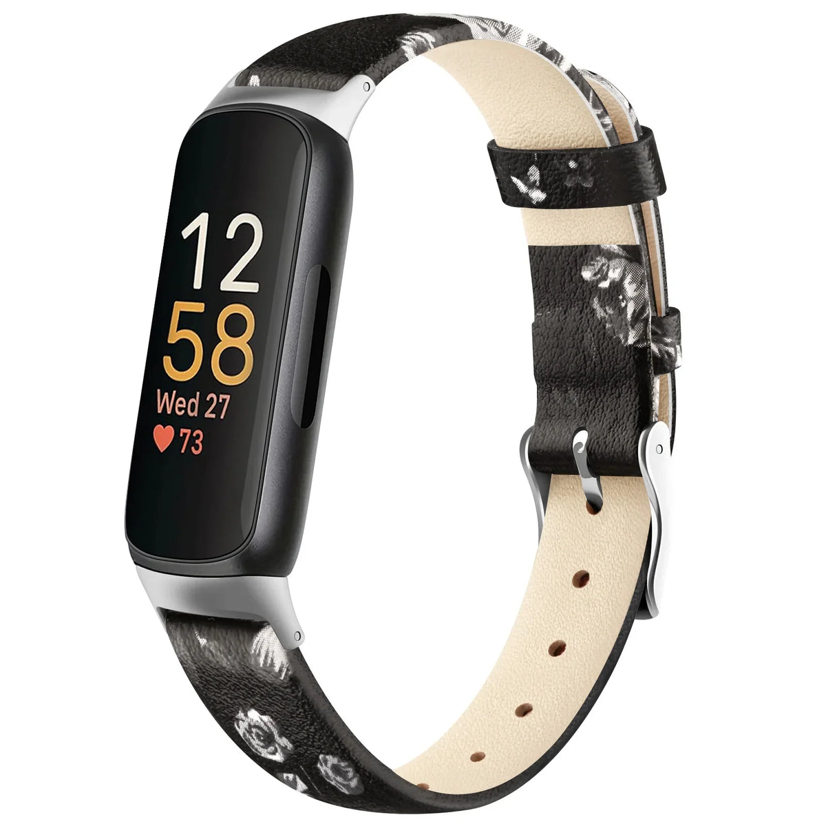 Fitbit Inspire 3, Inspire 2 & Ace 3 Leather Band, Floral & Solid