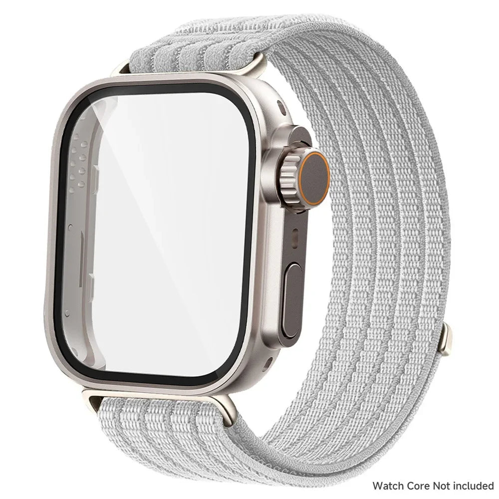 Nylon Band + Case for Huawei Watch Fit 5 / Fit 5 Pro – Woven Wristband with Ultra Cover