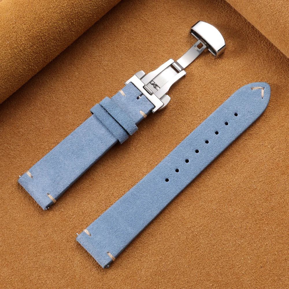 Huawei Watch & Watch GT Vintage Suede Band with Butterfly Clasp