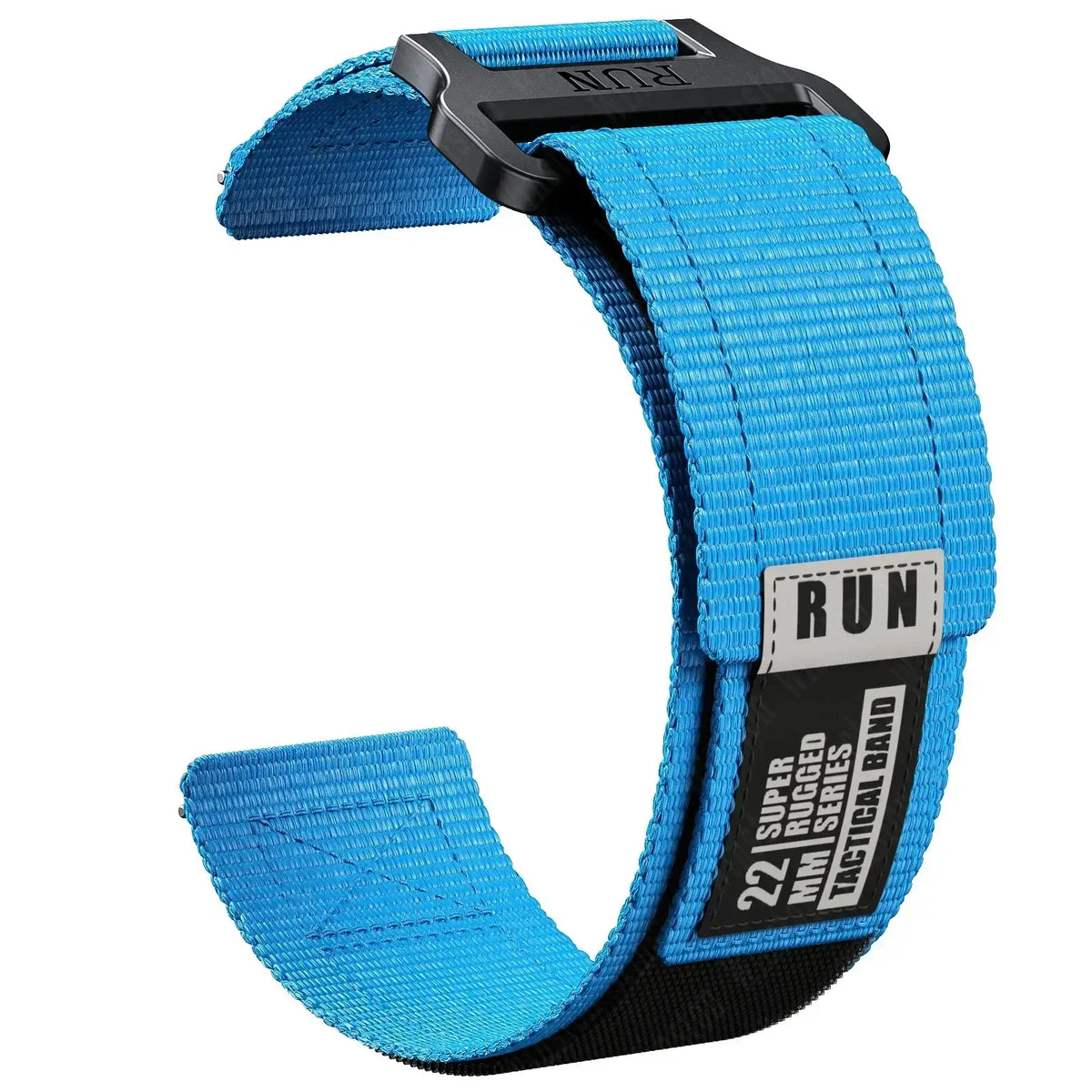 Amazfit Balance, GTR, GTS & Bip Nylon Sport Loop Band with Rubber Tag