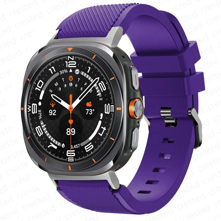 Samsung Galaxy Silicone Sport Watch Band - 20mm/Ultra+Ultra2