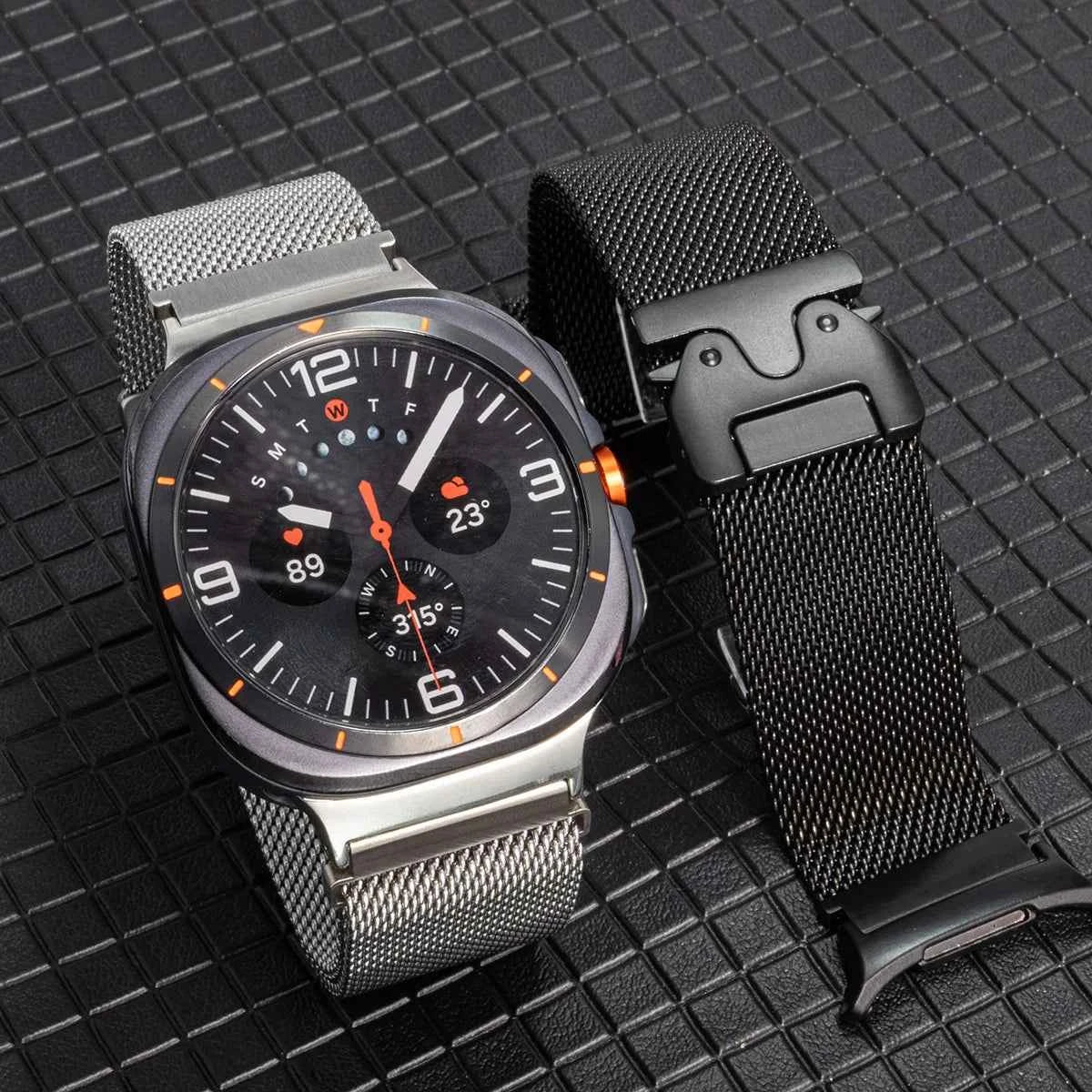 Milanese Stainless Steel Band for Samsung Galaxy Watch 9 & 8 40mm 44mm & Classic 46mm | Ultra 2024 2025