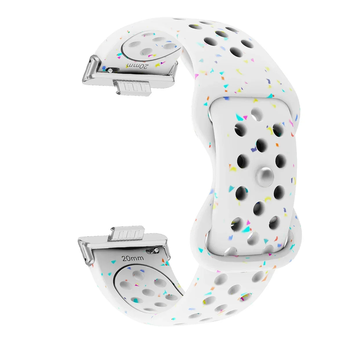 Sport Silicone Watch Band for Huawei Watch Fit 3 / Fit 2 / Fit 1 – Stamp Pattern