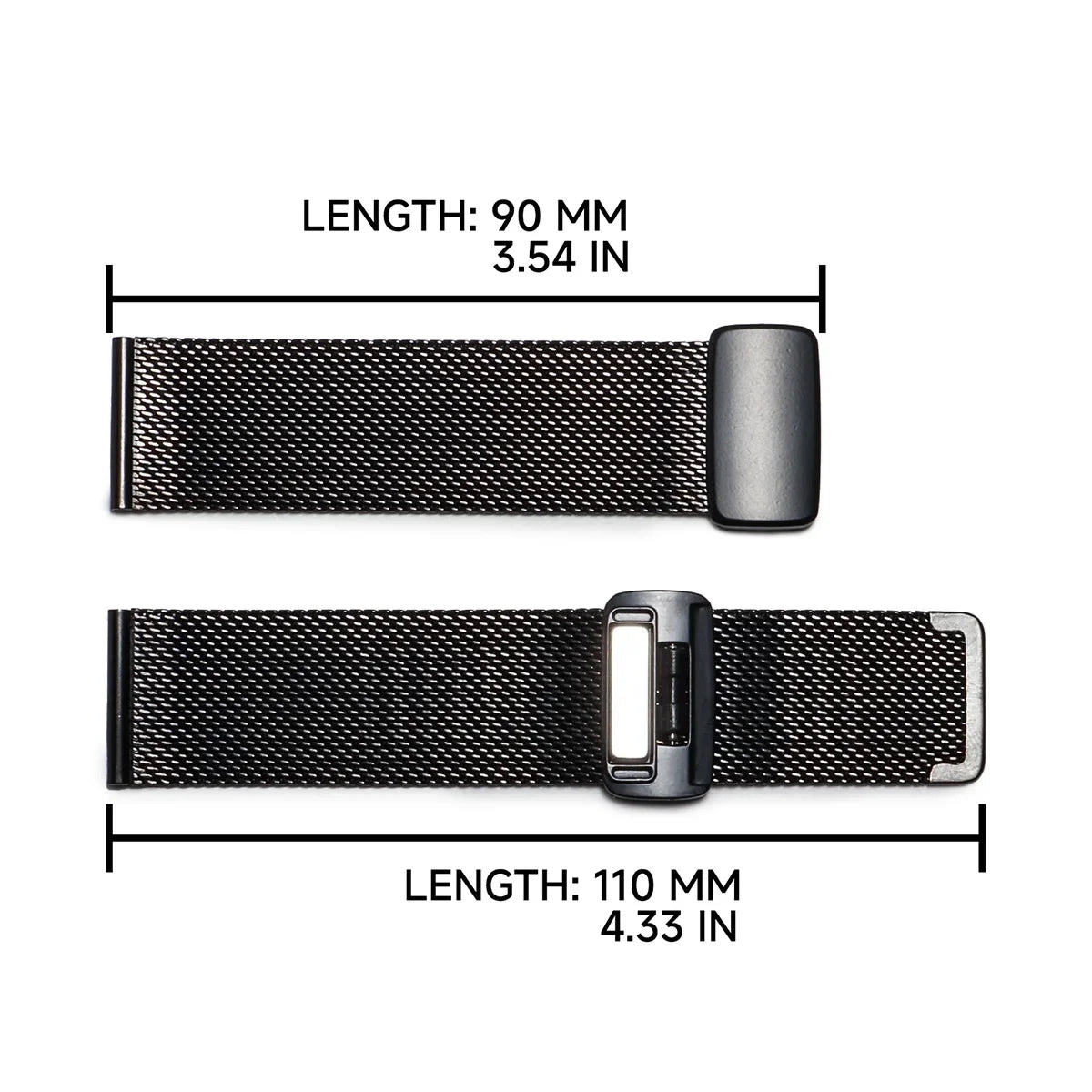 Metal Mesh Magnetic Watch Strap – 22mm | Huawei GT5/GT4/GT3 & Samsung Galaxy