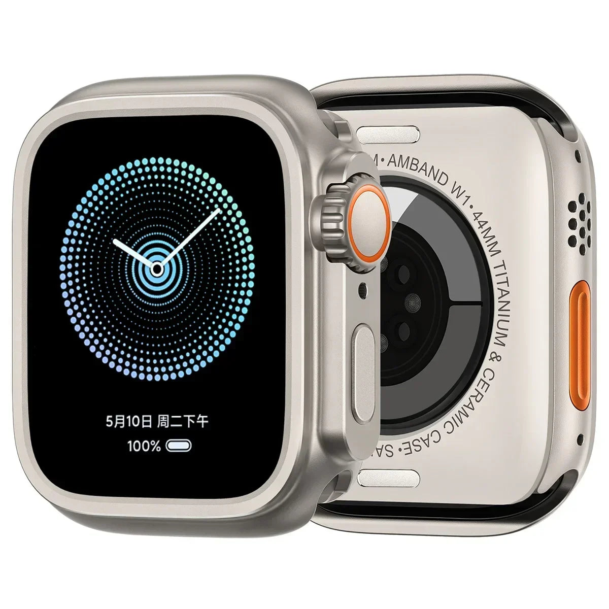 Metal Alloy Case for Apple Watch Series 11/10/9/8/7/6/SE/5/4 – Upgrade to Ultra 1-2 49mm Look