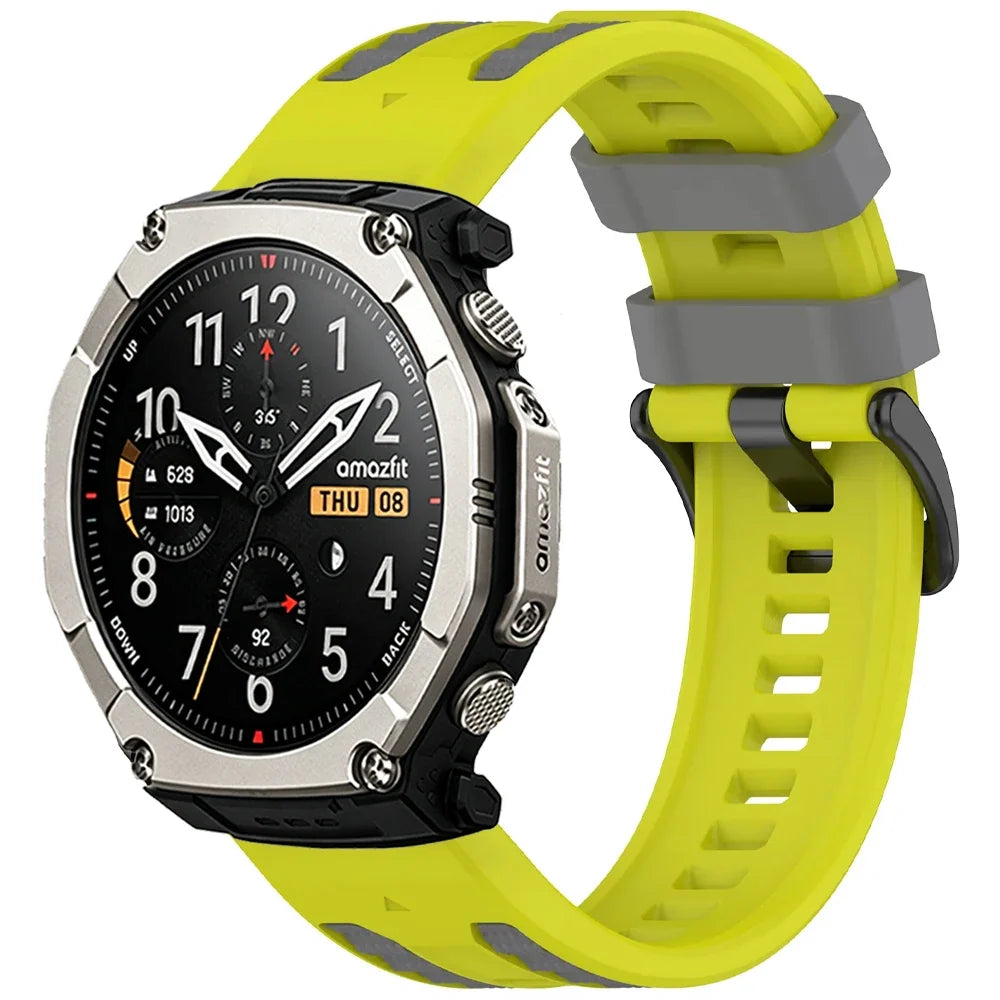 Garmin QuickFit 22/26mm Silicone Band with Contrast Keepers