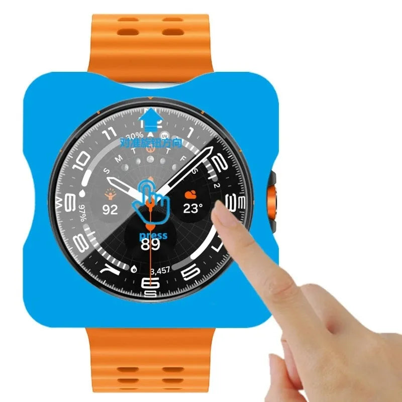 Tempered Glass Screen Protector for Samsung Galaxy Watch 8, 7, 6, 5, 4 & Ultra 47mm