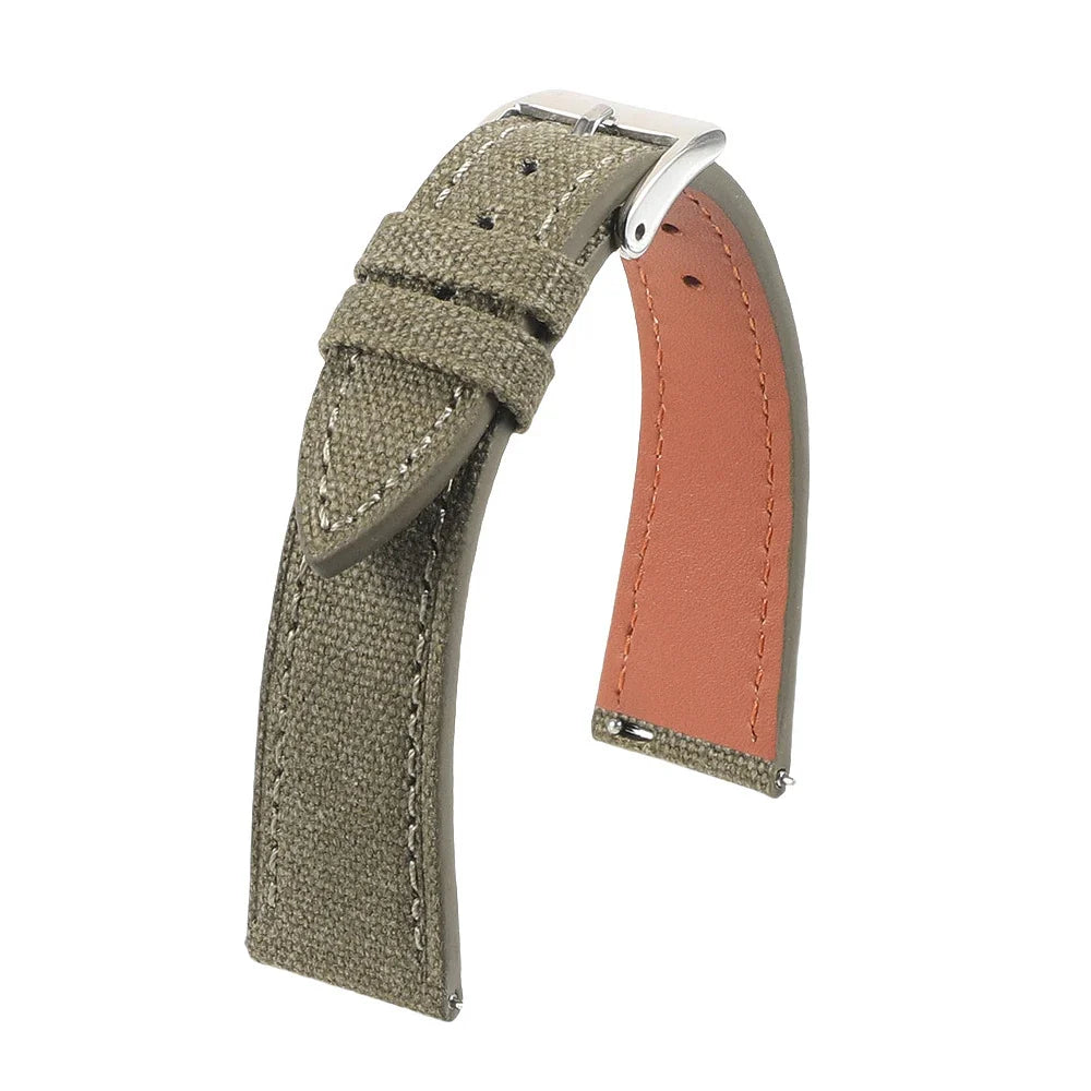 Huawei Watch & Watch GT Slim Canvas Band with Leather Lining