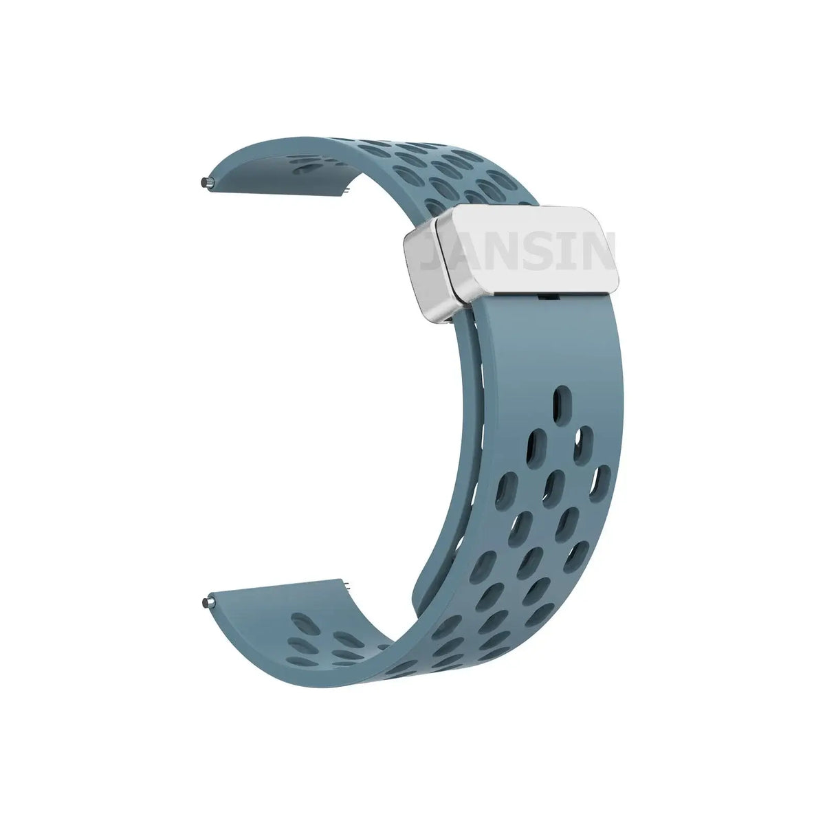 Amazfit Balance, GTR, GTS & Bip Vented Silicone Band, Magnetic Clasp